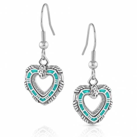 Montana Silversmiths Love Conquers All Heart Earrings