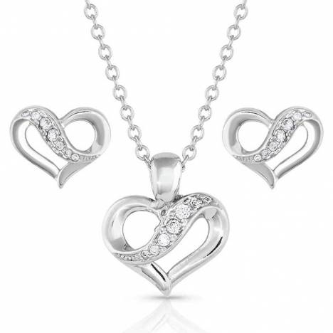 Montana Silversmiths Ribbon Round My Heart Jewelry Set