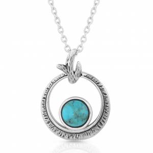 Montana Silversmiths Safari Moon Turquoise Necklace