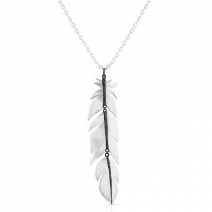 Montana Silversmiths Midnight Magic Feather Necklace