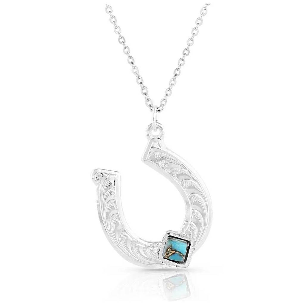 Montana Silversmiths Montana Diamond Horseshoe Necklace