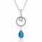 Montana Silversmiths Haloed Moon Rising Turquoise Necklace