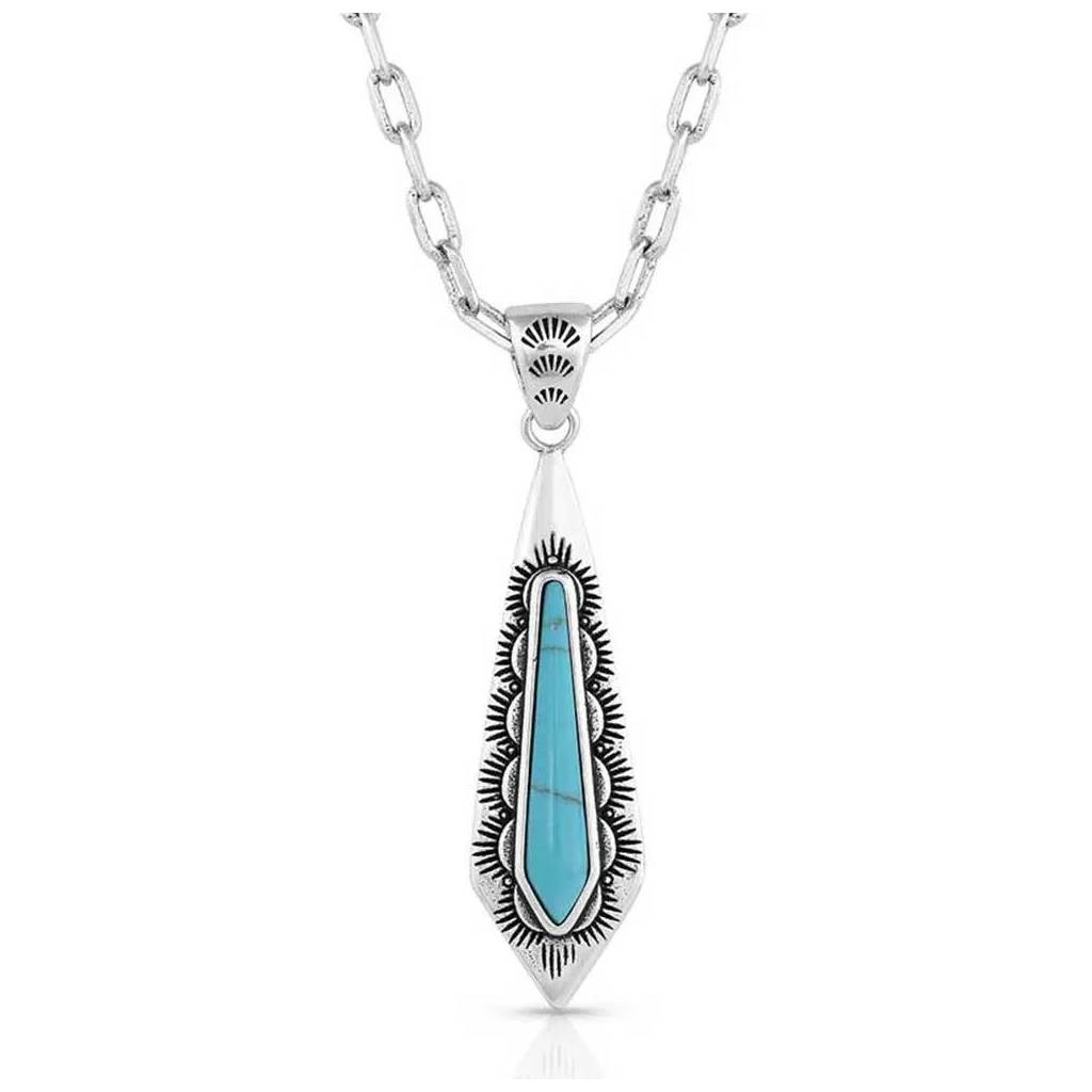 Montana Silversmiths Southwest Turquoise Stream Necklace