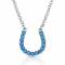 Montana Silversmiths Waters Luck Horseshoe Opal Necklace
