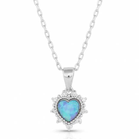 Montana Silversmiths Royal Heart Opal Necklace