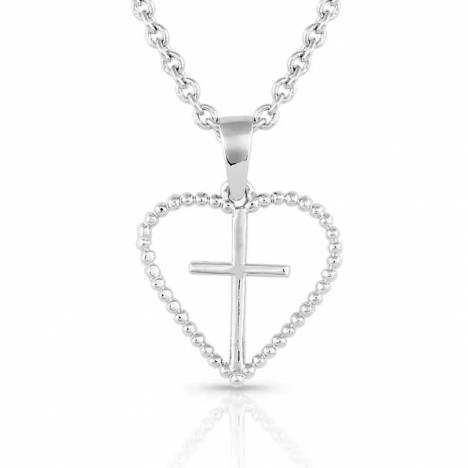 Montana Silversmiths Faith Within Heart Necklace