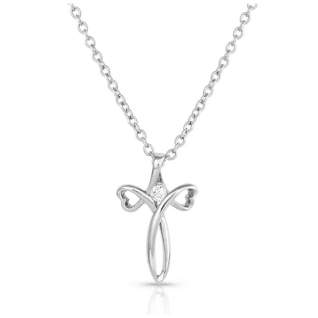 Montana Silversmiths Love Between Faith Cross Necklace