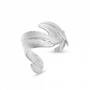 Montana Silversmiths Free Spirit Adjustable Feather Ring