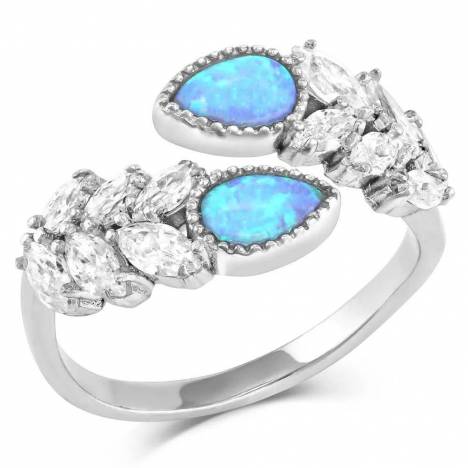 Montana Silversmiths Mystic Falls Opal Crystal Ring