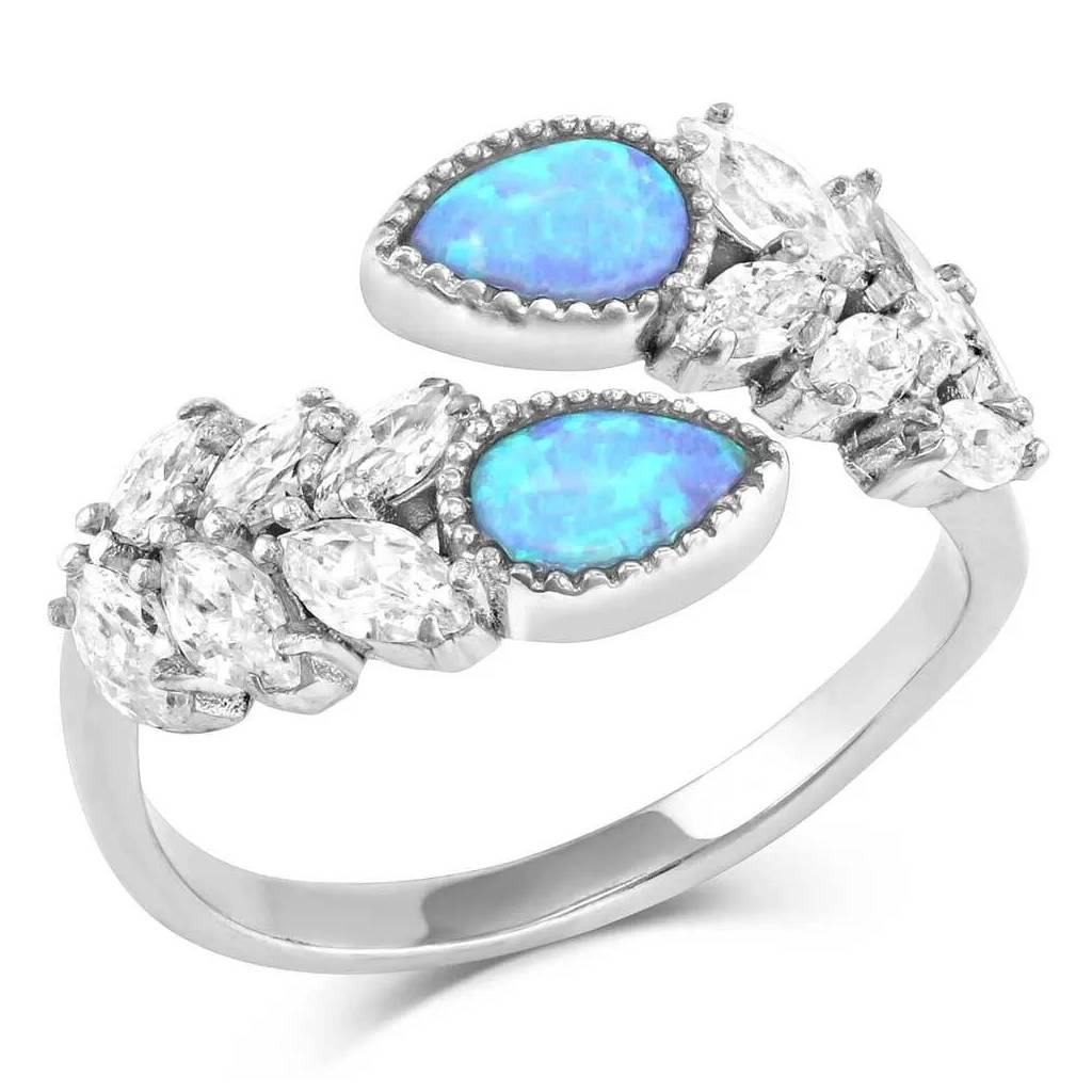 Montana Silversmiths Mystic Falls Opal Crystal Ring