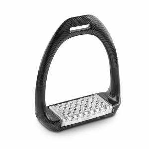 Royal Rider Carbon Flex Stirrups with Stainless Steel Pads