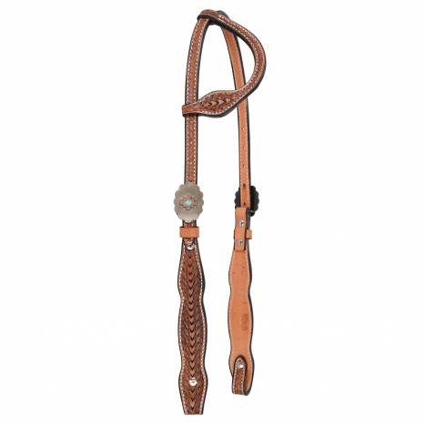 Circle Y Dawson One Ear 5/8" Shaped Headstall