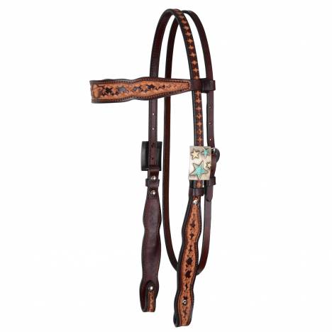 Circle Y Saturn Rising 5/8" Browband Headstall