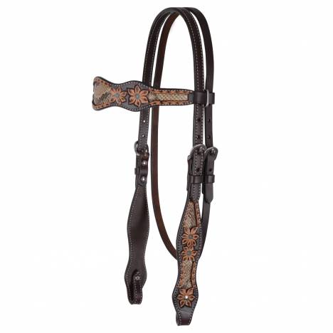 Circle Y Python Pass Browband Headstall