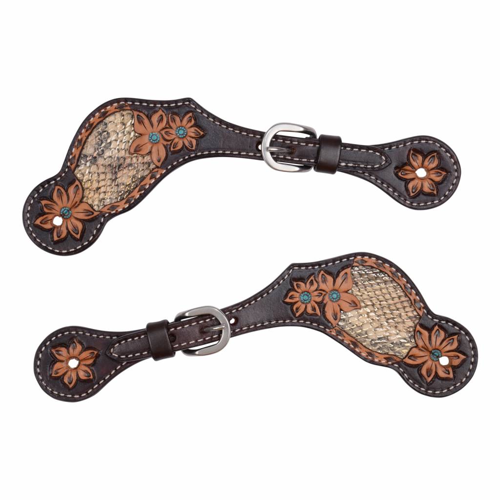 Circle Y Python Pass Spur Straps