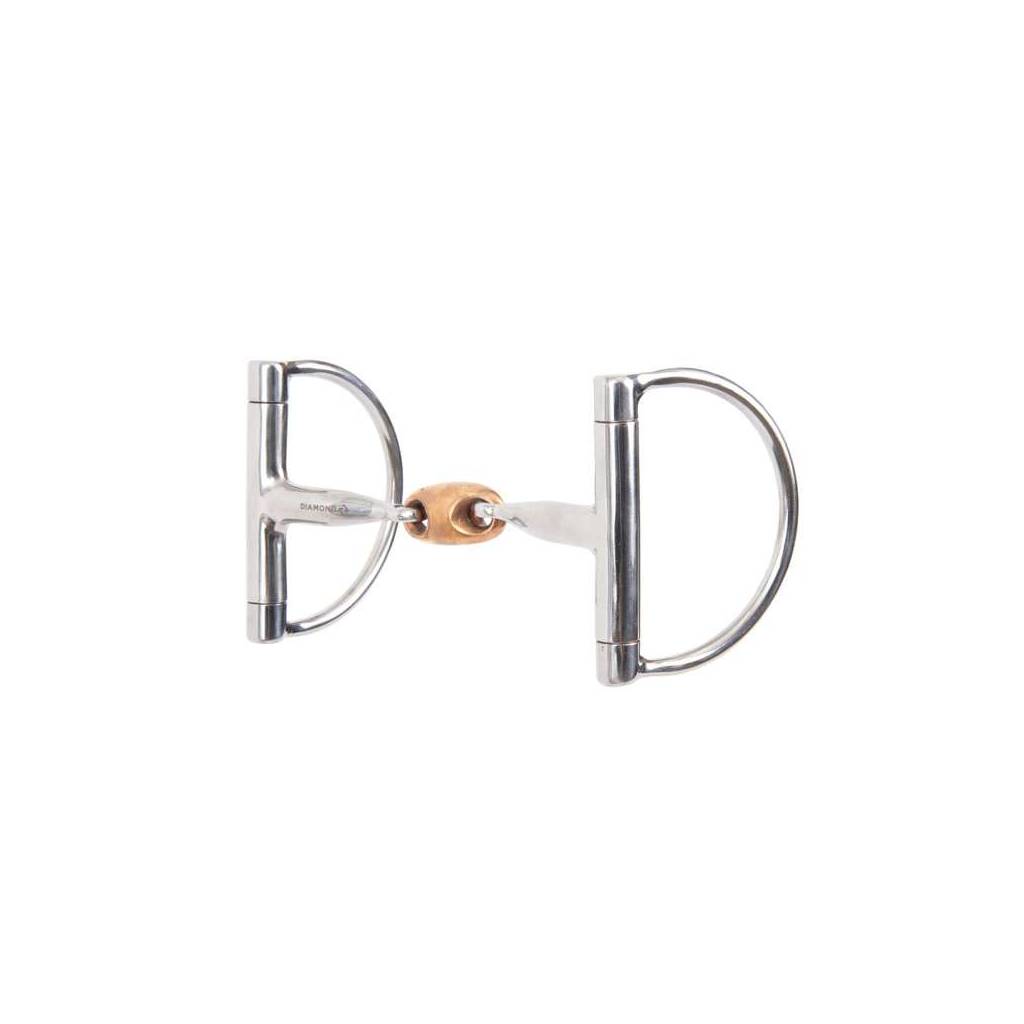 Reinsman Diamond R Oval Link Copper Hunter Dee Bit