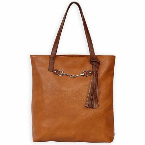 AWST Int'l Snaffle Bit Tote Bag with Tassel