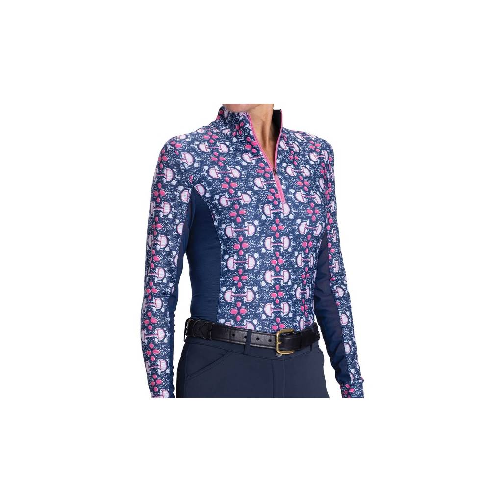 Romfh Ladies Printed Long Sleeve Sun Shirt