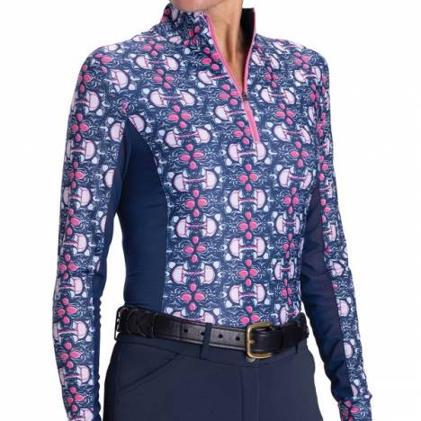 Romfh Ladies Printed Long Sleeve Sun Shirt