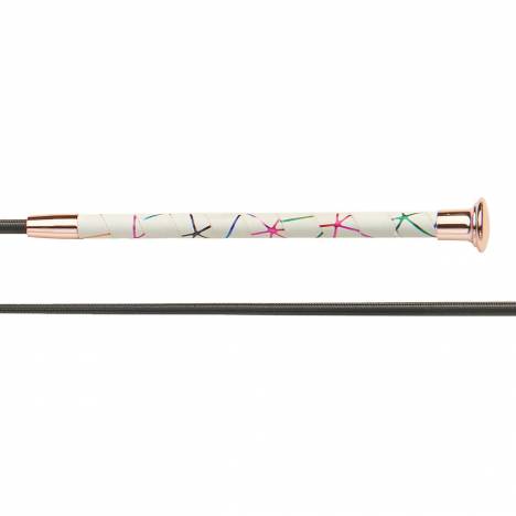 Equistar Dressage Whip Fireworks PVC Grip