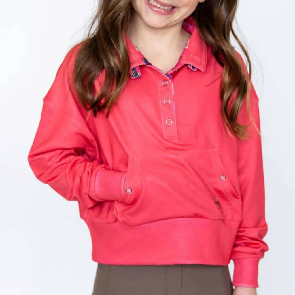 Romfh Kids Cozy Crop Mock Long Sleeve Shirt