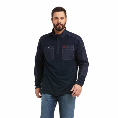 Ariat Mens FR DuraLight 1/4 Zip Work Shirt