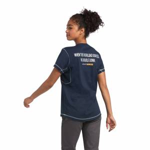 Ariat Ladies Rebar Workman Phrase T-Shirt