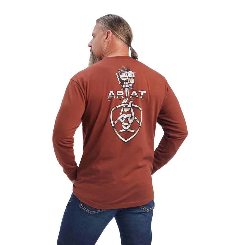Ariat Mens Rebar Heavy Lifting T-Shirt