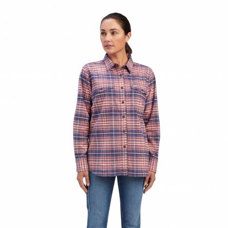 Ariat Ladies Rebar Flannel DuraStretch Work Shirt