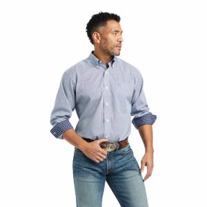 Ariat Mens Wrinkle Free Isaac Fitted Shirt