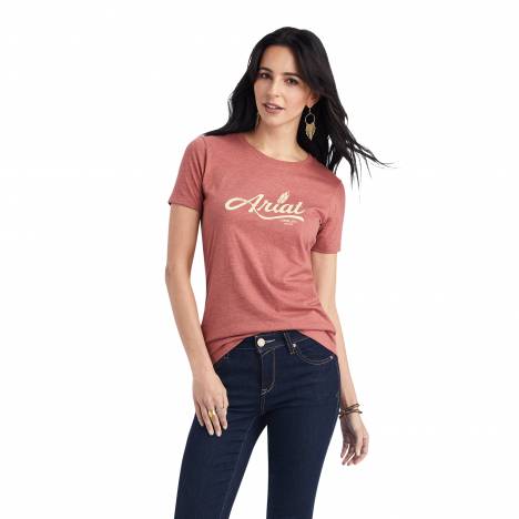 Ariat Ladies Wheat Script Tee Shirt