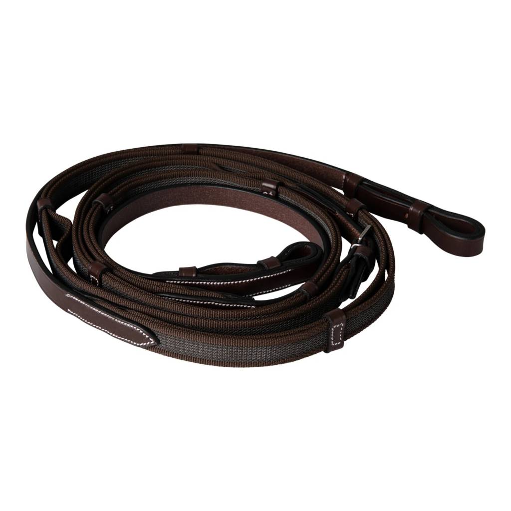 Huntley Equestrian Sedgwick Double Layer Web Grip Reins