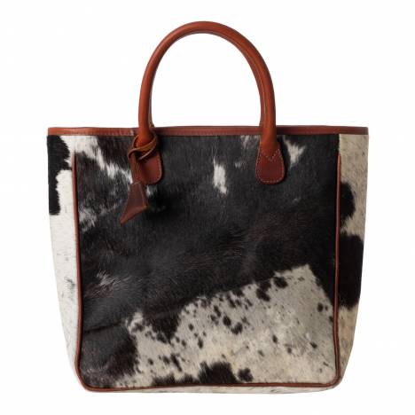 Huntley Equestrian Hair On Hide Cow Leather Handbag