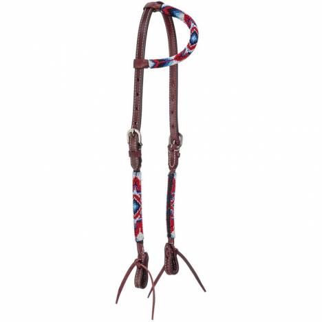 Royal King Beaded Single Ear Headstall