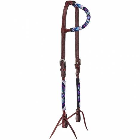 Royal King Beaded Single Ear Headstall