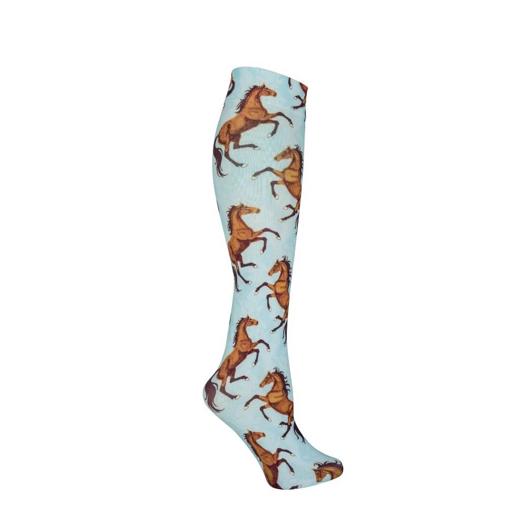 AWST Int'l Ladies Lila Bay Horses Socks