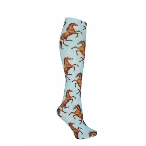 AWST Int'l Ladies Lila Bay Horses Socks