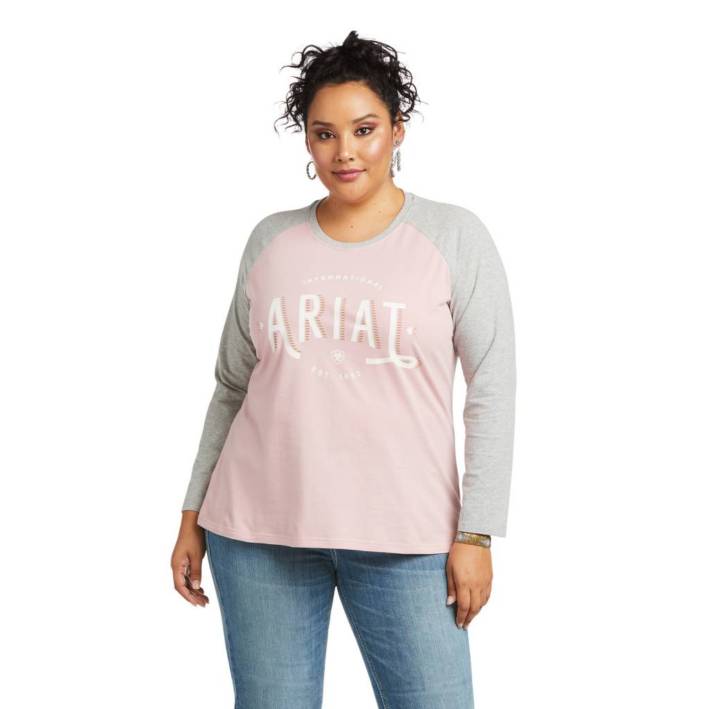 Ariat Ladies REAL Loop Baseball Tee Shirt