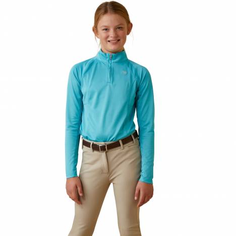 Ariat Kids Sunstopper 2.0 1/4 Zip Baselayer Shirt