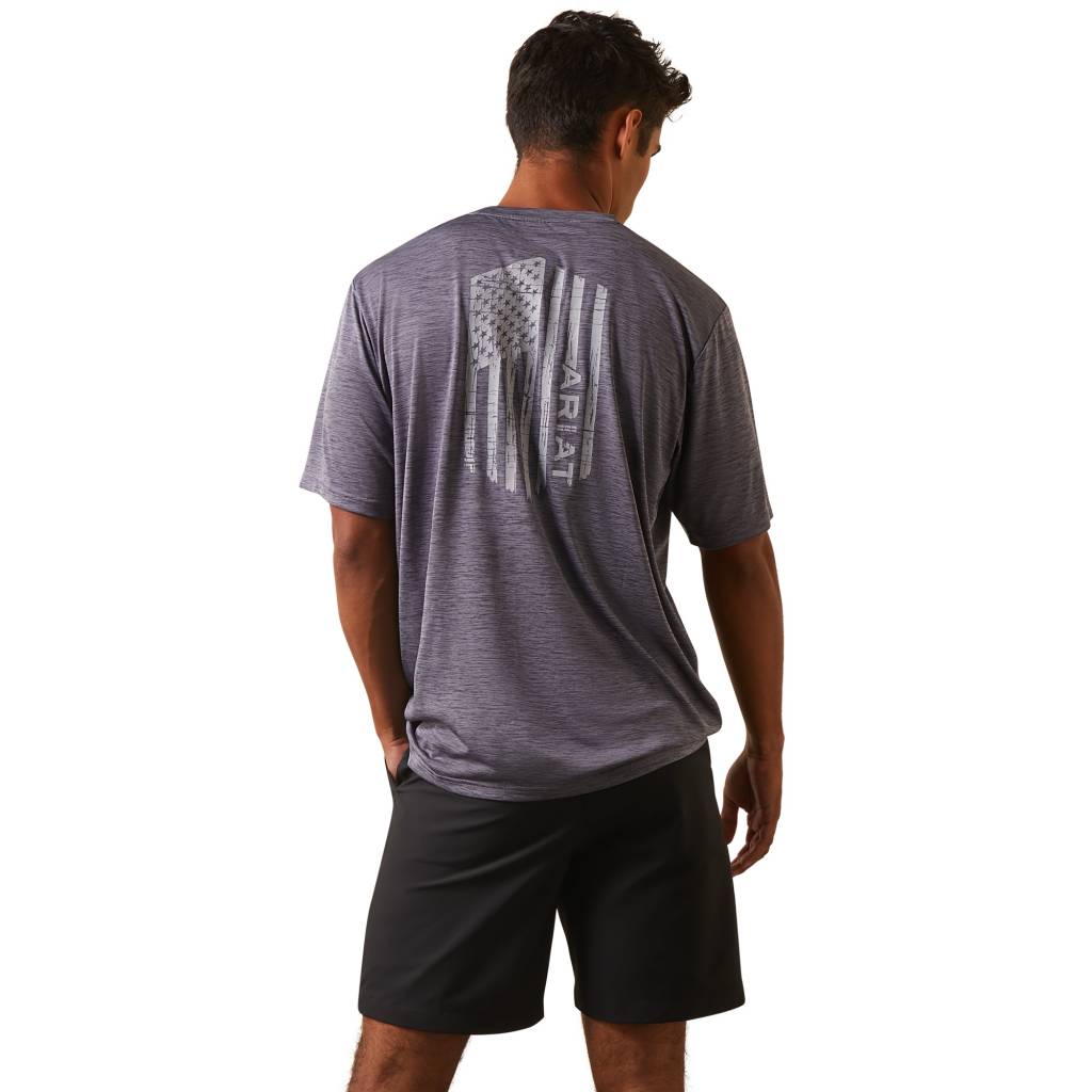 Ariat Mens Vertical Flag Tee