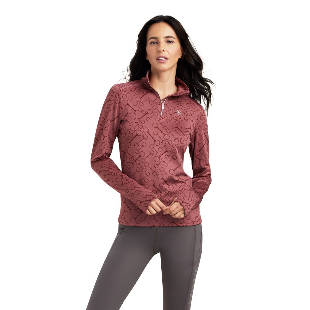 Ariat Ladies Prophecy 1/4 Zip Baselayer Shirt