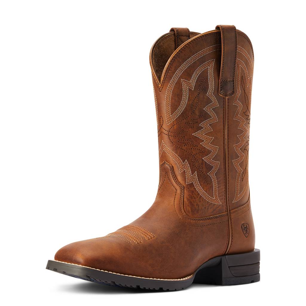 Ariat Mens Hybrid Ranchwork Western Boots