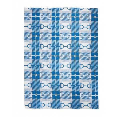 AWST Int'l Flour Sack Snaffle Bit Plaid Kitchen Towel