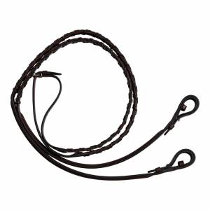 Huntley Fancy Stitched Rubber Lined Laced Reins