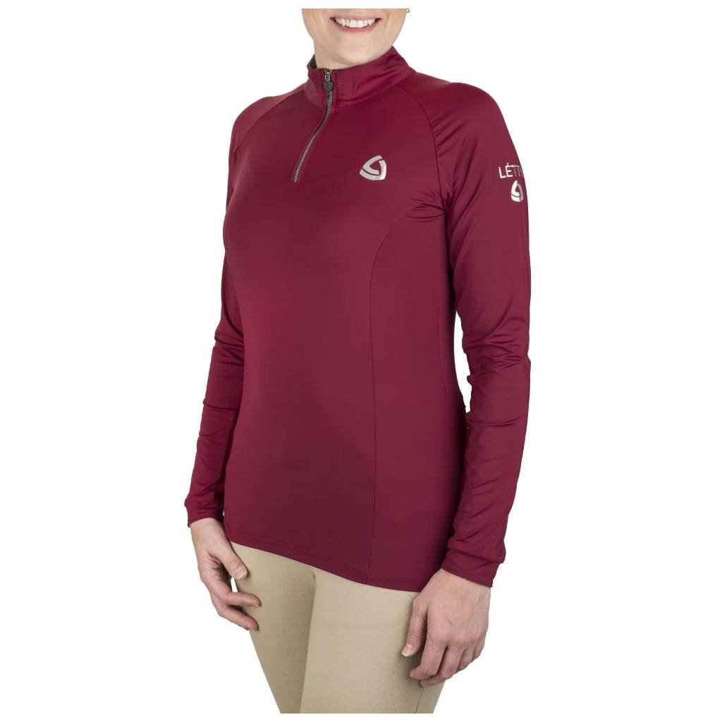 Lettia Ladies Quarter-Zip UPF 50+ Sun Shirt