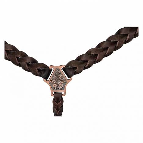 Royal King Braided Leather Breastcollar