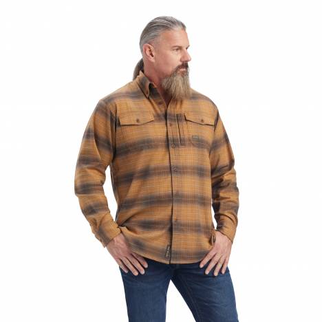 Ariat Mens Rebar Flannel DuraStretch Work Shirt