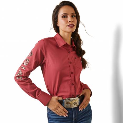 Ariat Ladies Wrinkle Resist Team Kirby Stretch Shirt