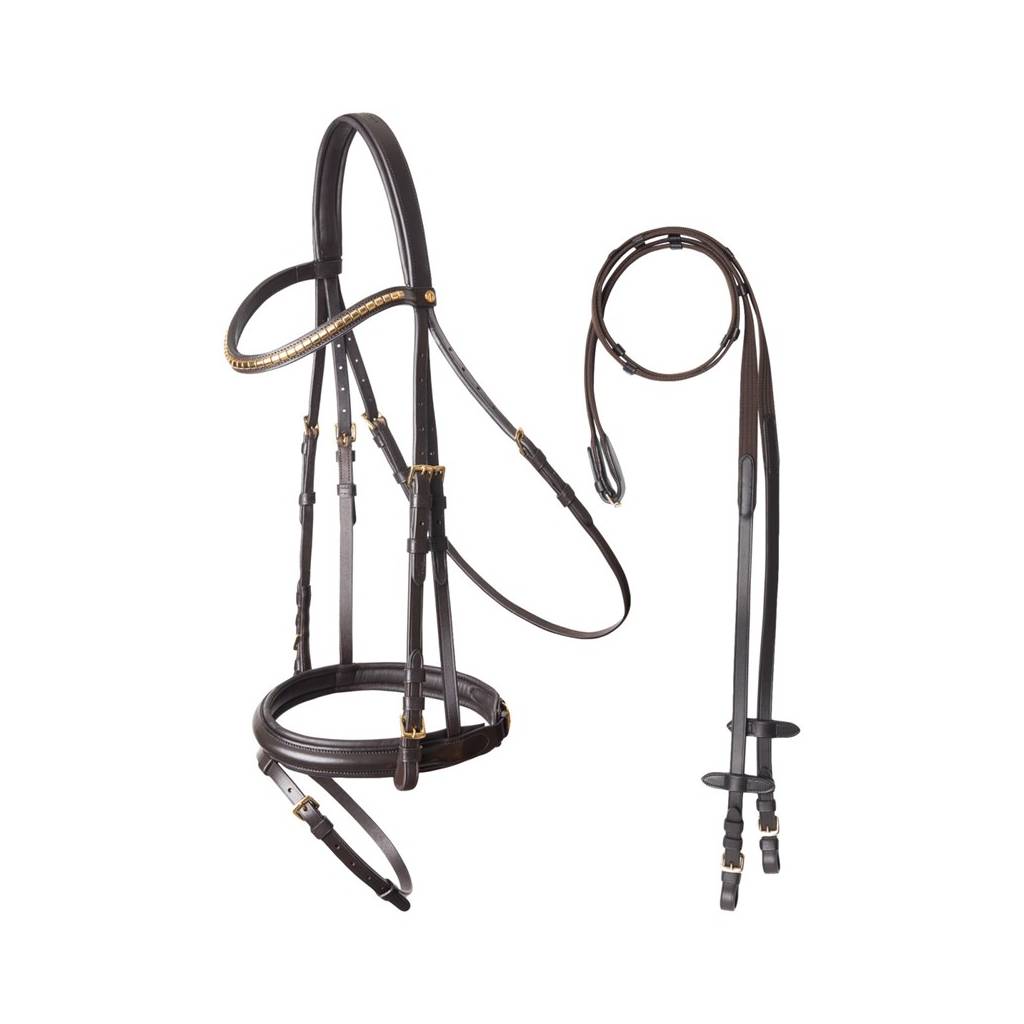 Horze Safari Bridle with Curved Clincher Browband
