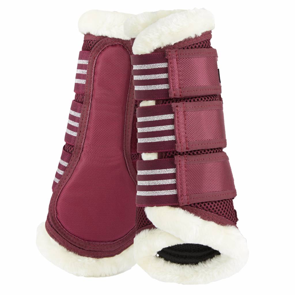 Horze Lincoln Faux Fur Brushing Boots